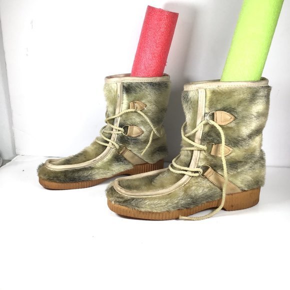 Dunham Winter Boots Tan/Black Size 7 - Picture 1 of 12